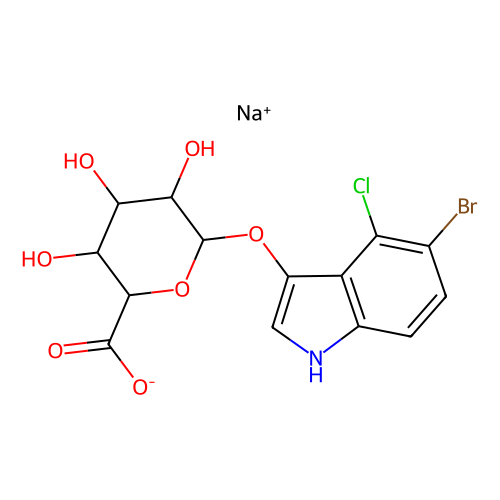 5-bromo-4-chloro-3-indolyl β-d-glucuronide sodium salt [for biochemical research] (c09-0756-244)