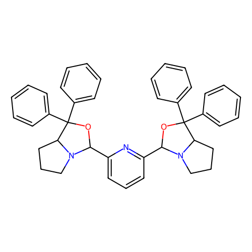 2,6-bis[(2s,5s)-4,4-diphenyl-1-aza-3-oxabicyclo[3.3.0]octan-2-yl]pyridine (c09-0758-173)