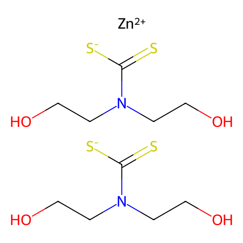 bis(2-hydroxyethyl)dithiocarbamic acid zinc(ii) salt (c09-0758-492)