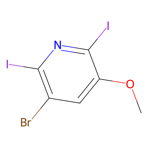 3-bromo-2,6-diiodo-5-methoxypyridine (c09-0759-676)