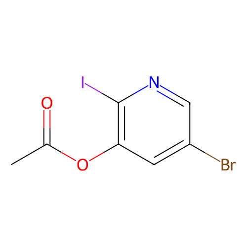 5-bromo-2-iodopyridin-3-yl acetate (c09-0759-691)