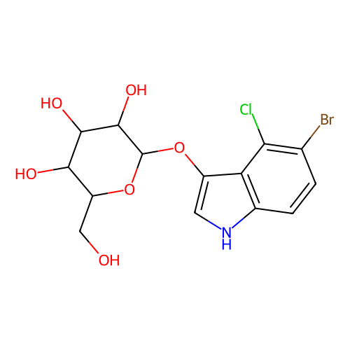 5-bromo-4-chloro-3-indolyl α-d-galactopyranoside (c09-0759-737)