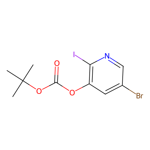 5-bromo-2-iodopyridin-3-yl tert-butyl carbonate (c09-0759-797)