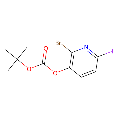 2-bromo-6-iodopyridin-3-yl tert-butyl carbonate