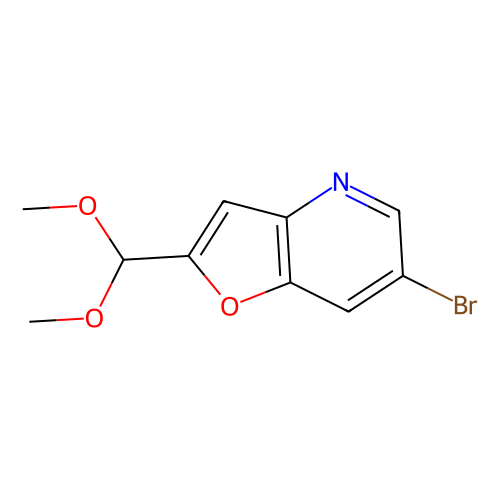 6-bromo-2-(dimethoxymethyl)furo[3,2-b]pyridine