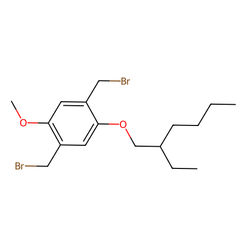 2,5-bis(bromomethyl)-1-methoxy-4-(2-ethylhexyloxy)benzene (c09-0760-705)