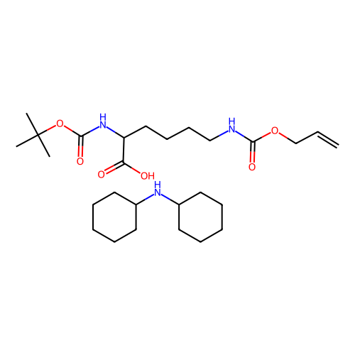 boc-d-lys(alloc)-oh (dicyclohexylammonium) salt (c09-0760-983)