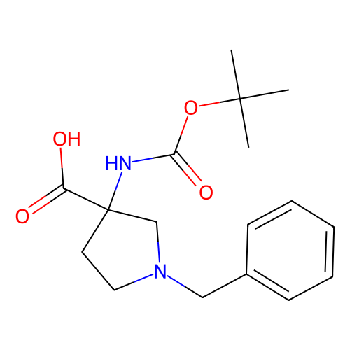 1-benzyl-3-{[(tert-butoxy)carbonyl]amino}pyrrolidine-3-carboxylic acid