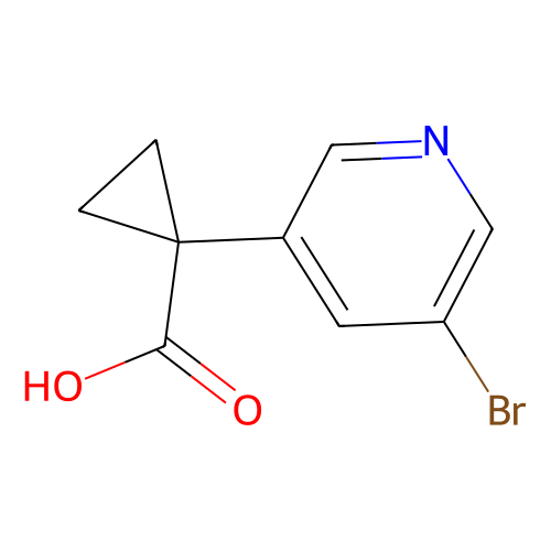 1-(5-bromopyridin-3-yl)cyclopropane-1-carboxylic acid