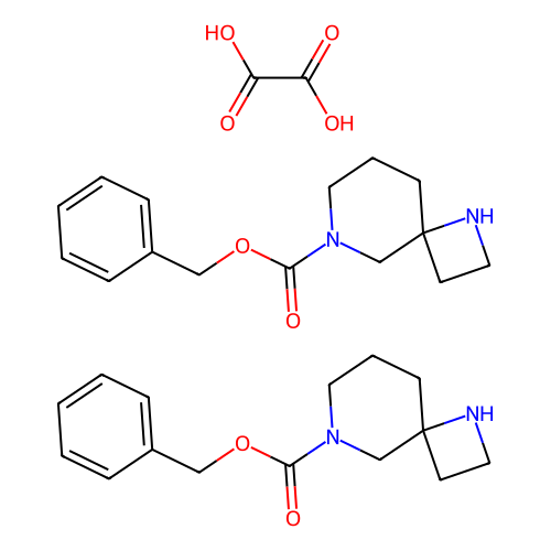 benzyl 1,6-diazaspiro[3.5]nonane-6-carboxylate hemioxalate