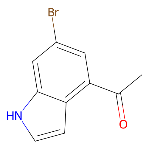 1-(6-bromo-1h-indol-4-yl)ethan-1-one