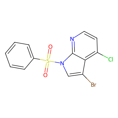 1-(benzenesulfonyl)-3-bromo-4-chloro-1h-pyrrolo[2,3-b]pyridine