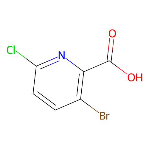 3-bromo-6-chloropyridine-2-carboxylic acid (c09-0763-556)