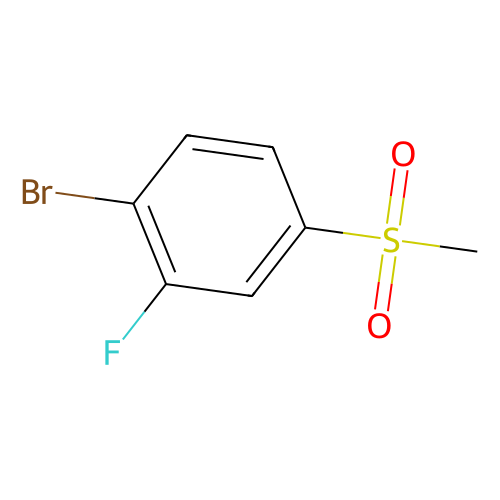 1-bromo-2-fluoro-4-(methylsulfonyl)benzene (c09-0763-898)