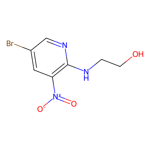 2-(5-bromo-3-nitropyridin-2-ylamino)ethanol (c09-0763-915)