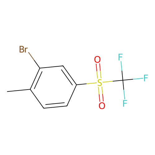 2-bromo-1-methyl-4-(trifluoromethylsulfonyl)benzene (c09-0764-328)