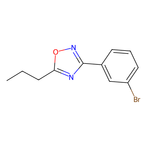 3-(3-bromophenyl)-5-propyl-1,2,4-oxadiazole