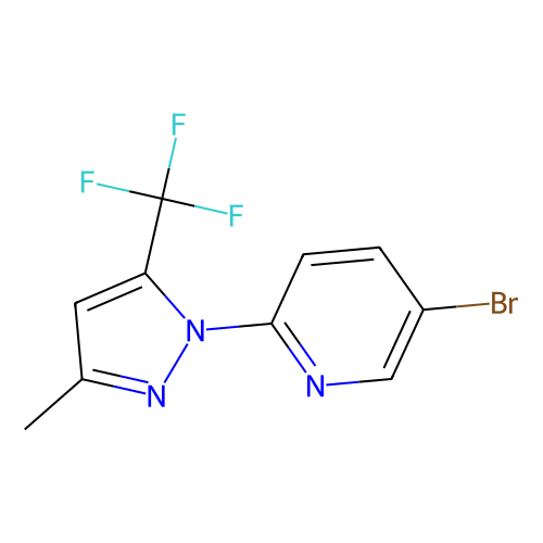 5-bromo-2-(3-methyl-5-(trifluoromethyl)pyrazol-1-yl)pyridine (c09-0764-536)