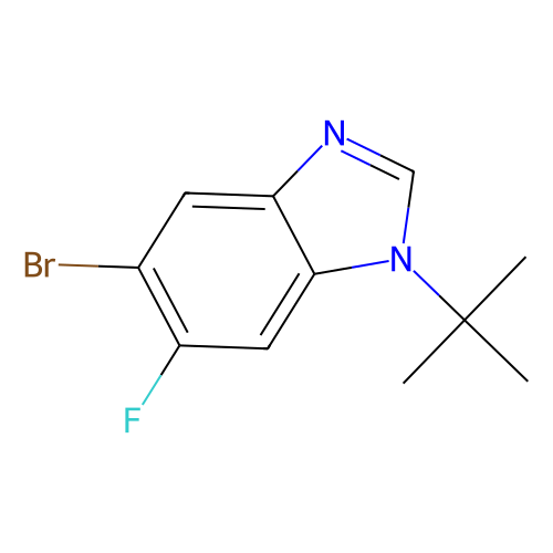 5-bromo-1-tert-butyl-6-fluorobenzoimidazole (c09-0764-541)
