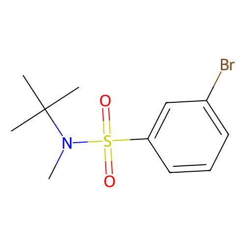 3-bromo-n-t-butyl-n-methylbenzenesulfonamide (c09-0764-587)