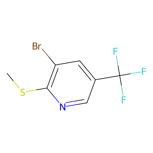 3-bromo-2-(methylthio)-5-(trifluoromethyl)pyridine (c09-0764-921)