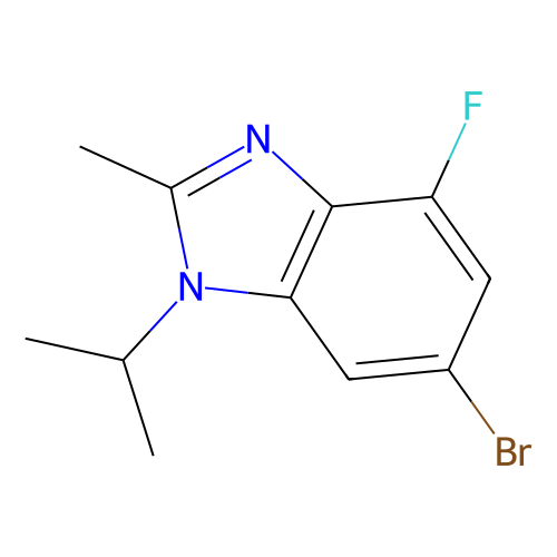 6-bromo-4-fluoro-1-isopropyl-2-methyl-1h-benzo[d]imidazole (c09-0764-961)