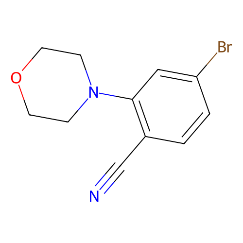 4-bromo-2-(morpholin-4-yl)benzonitrile (c09-0765-142)