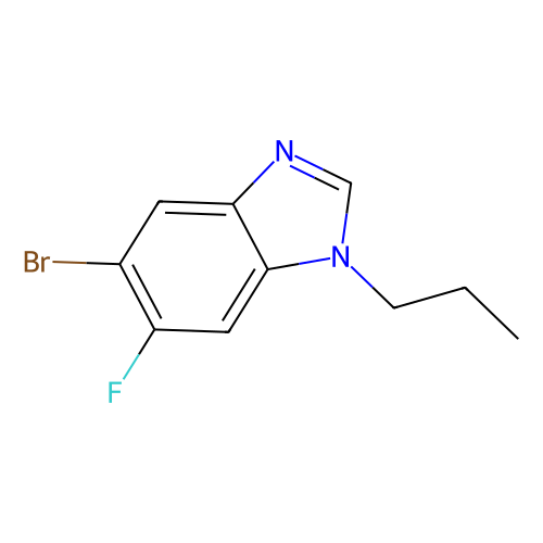 5-bromo-6-fluoro-1-propylbenzoimidazole (c09-0765-182)