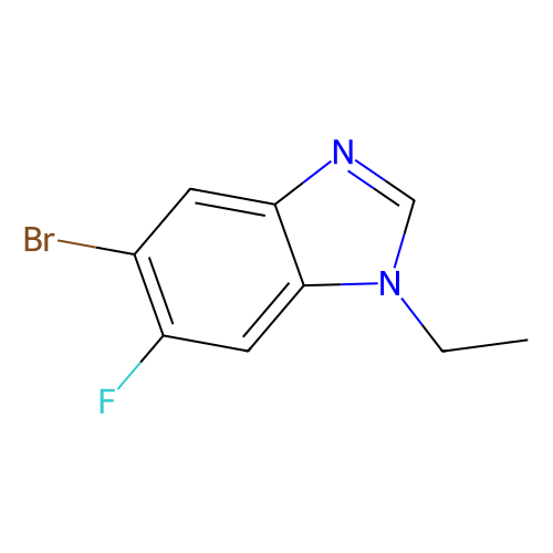 5-bromo-1-ethyl-6-fluorobenzoimidazole (c09-0765-202)