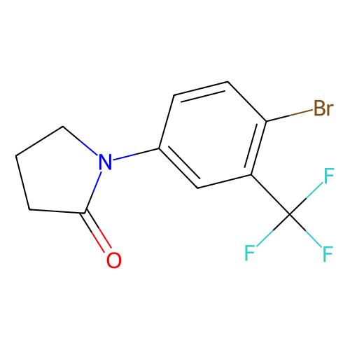 1-(4-bromo-3-trifluoromethylphenyl)pyrrolidin-2-one