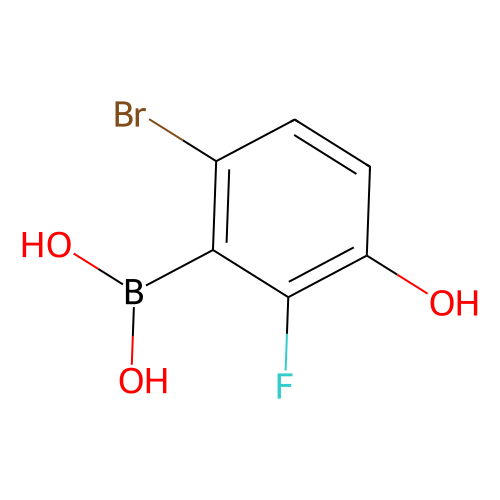 6-bromo-2-fluoro-3-hydroxyphenylboronic acid