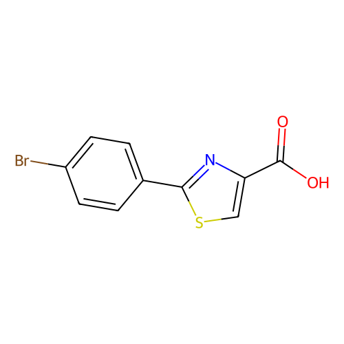 2-(4-bromophenyl)thiazole-4-carboxylic acid (c09-0766-540)