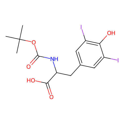 boc-3,5-diiodo-d-tyrosine (c09-0766-570)