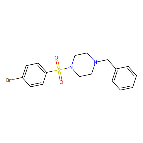1-benzyl-4-(4-bromophenylsulfonyl)piperazine (c09-0767-292)