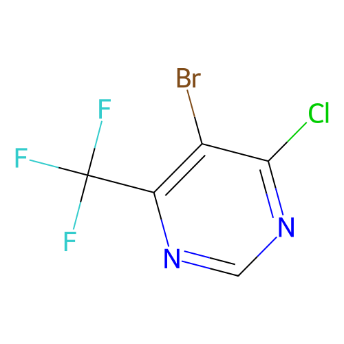 5-bromo-4-chloro-6-(trifluoromethyl)pyrimidine (c09-0767-652)