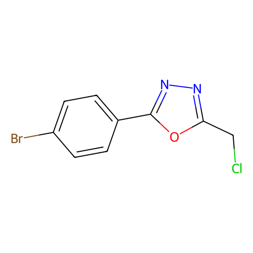 2-(4-bromophenyl)-5-(chloromethyl)-1,3,4-oxadiazole (c09-0768-233)