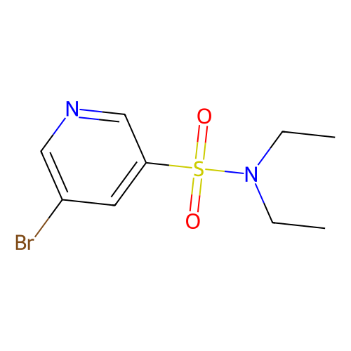 5-bromo-n,n-diethylpyridine-3-sulfonamide (c09-0768-478)