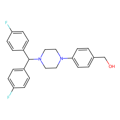 (4-(4-[bis(4-fluorophenyl)methyl]piperazin-1-yl)phenyl)methanol (c09-0770-401)