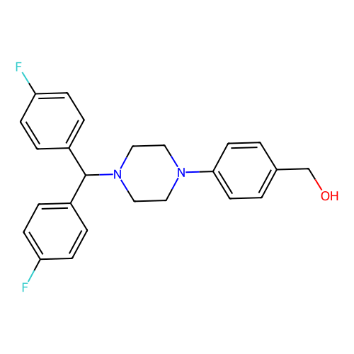 (4-(4-[bis(4-fluorophenyl)methyl]piperazin-1-yl)phenyl)methanol (c09-0770-403)
