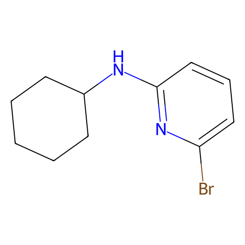 2-bromo-6-cyclohexylaminopyridine