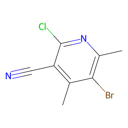 5-bromo-2-chloro-4,6-dimethylnicotinonitrile (c09-0771-079)