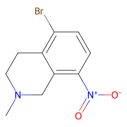 5-bromo-2-methyl-8-nitro-1,2,3,4-tetrahydroisoquinoline