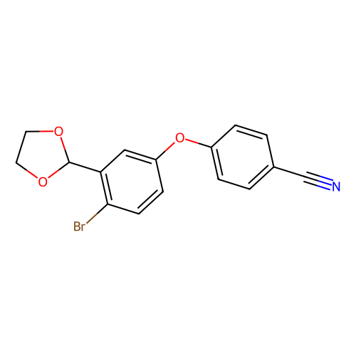 4-(4-bromo-3-(1,3-dioxolan-2-yl)phenoxy)benzonitrile (c09-0771-711)