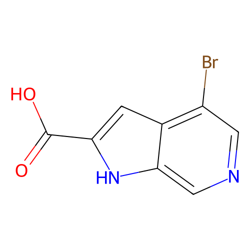 4-bromo-1h-pyrrolo[2,3-c]pyridine-2-carboxylic acid (c09-0771-812)