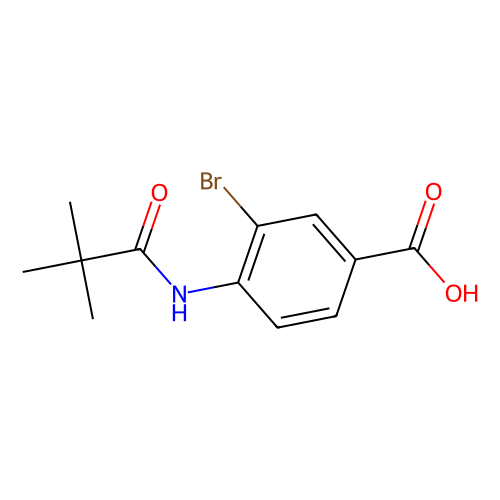 3-bromo-4-pivalamidobenzoic acid (c09-0772-050)