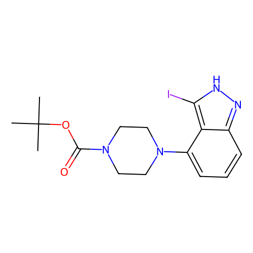 1-boc-4-(3-iodo-1h-indazol-4-yl)piperazine (c09-0773-731)