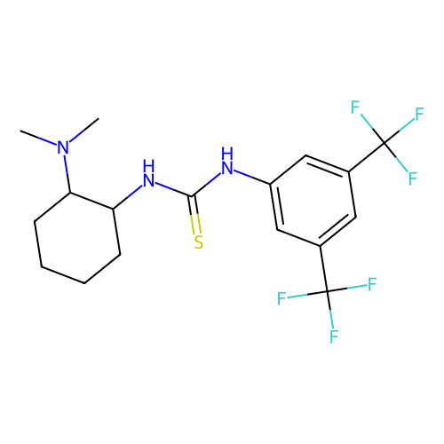 1-[3,5-bis(trifluoromethyl)phenyl]-3-[(1s,2s)-(+)-2-(dimethylamino)cyclohexyl]thiourea (c09-0774-972)