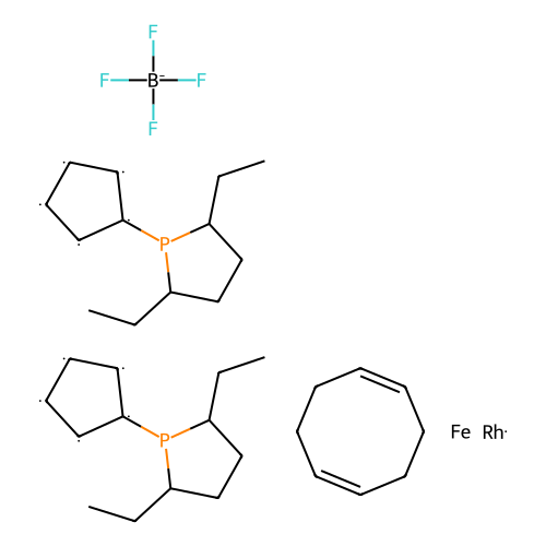 1,1-bis((2r,5r)-2,5-diethylphospholano)ferrocene(cyclooctadiene)rhodium(i) tetrafluoroborate (c09-0775-747)