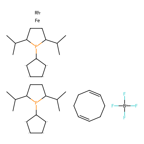 1,1-bis((2s,5s)-2,5-di-i-propylphospholano)ferrocene(cyclooctadiene)rhodium(i) tetrafluoroborate (c09-0775-754)