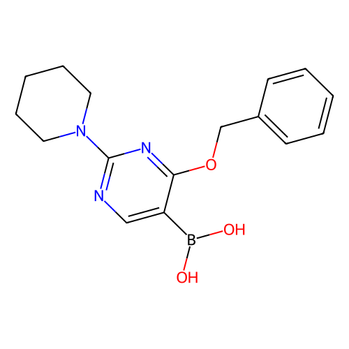 (4-(benzyloxy)-2-(piperidin-1-yl)pyrimidin-5-yl)boronic acid